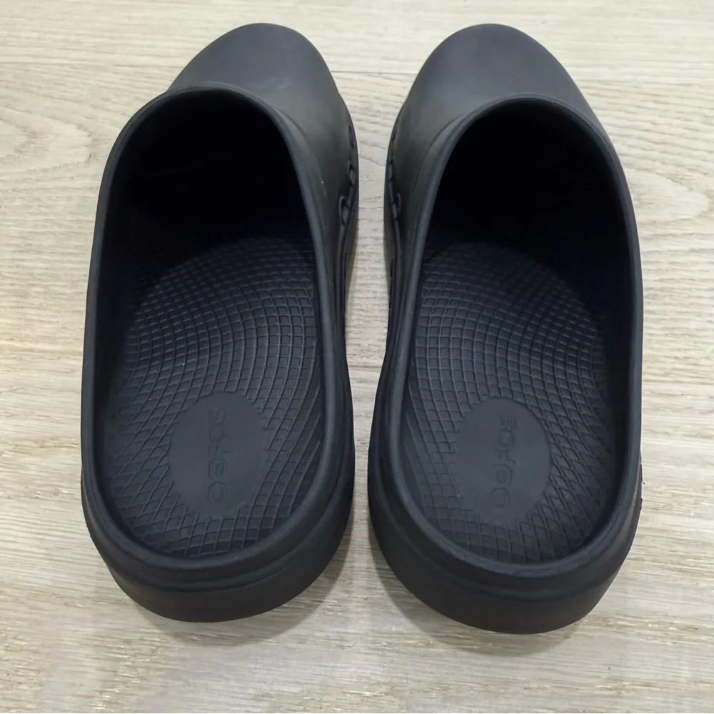 OOFOS Black Women's Clogs Mules - Picture 3 of 5